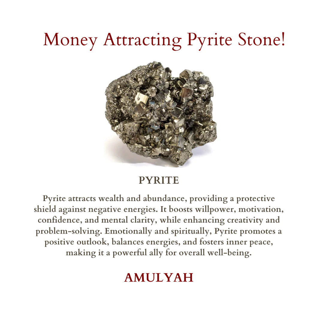 Money Magnet Pyrite Pyramid