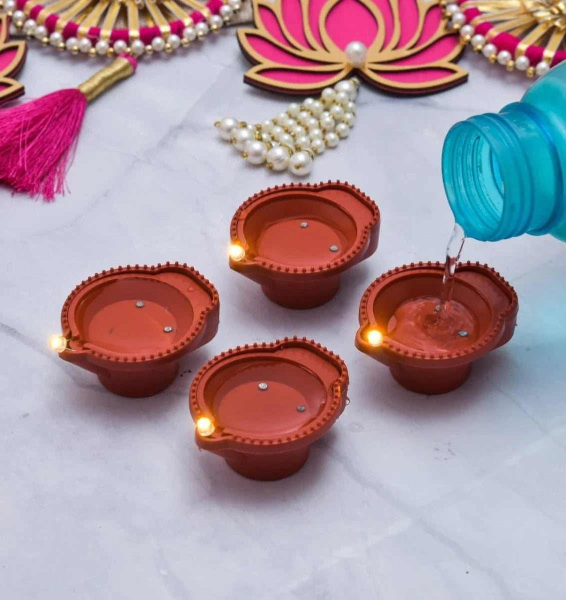 Smokeless Water Senor Diyas ( RE-USABLE & LONG LASTING)