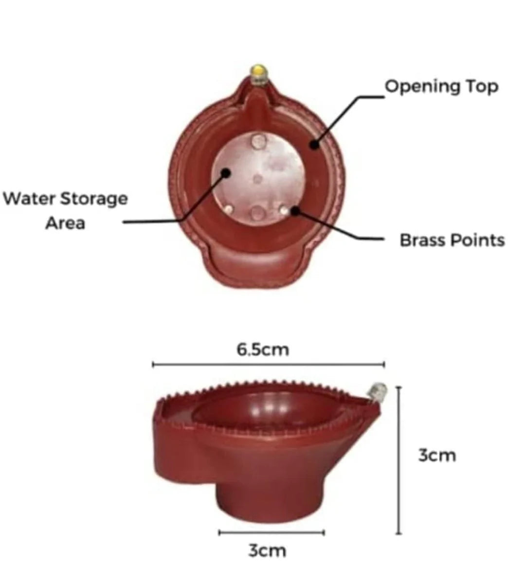 Smokeless Water Senor Diyas ( RE-USABLE & LONG LASTING)